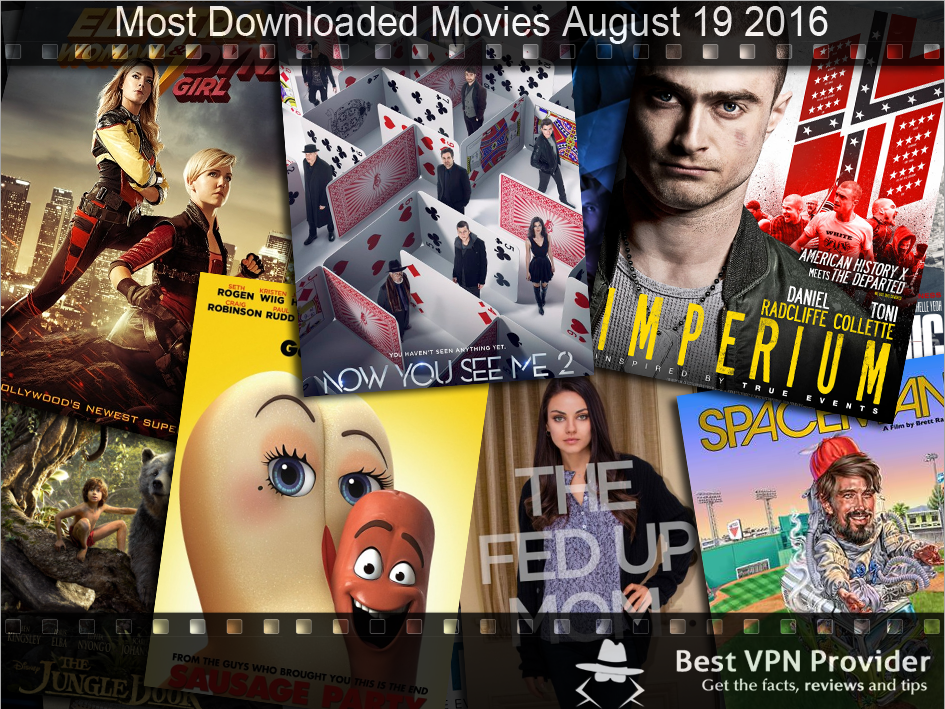 most downloaded movies august 19